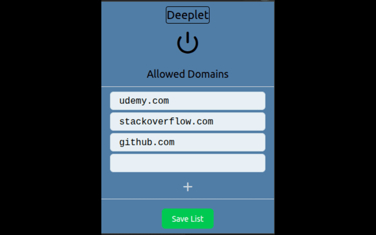 Extension Screenshot